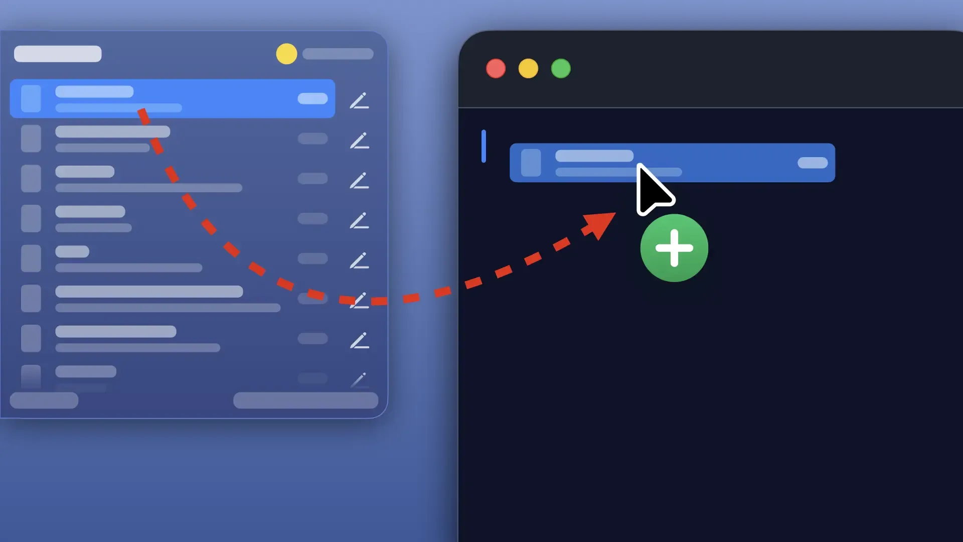 Drag and Paste Item