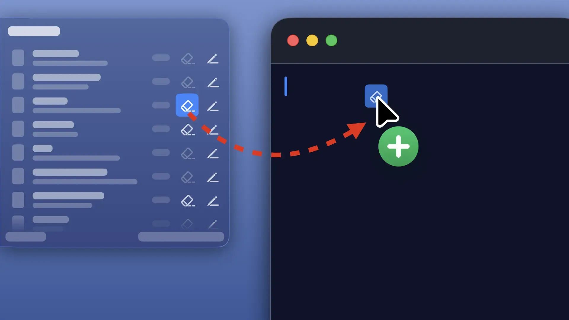 Drag and Paste History as Plain Text
